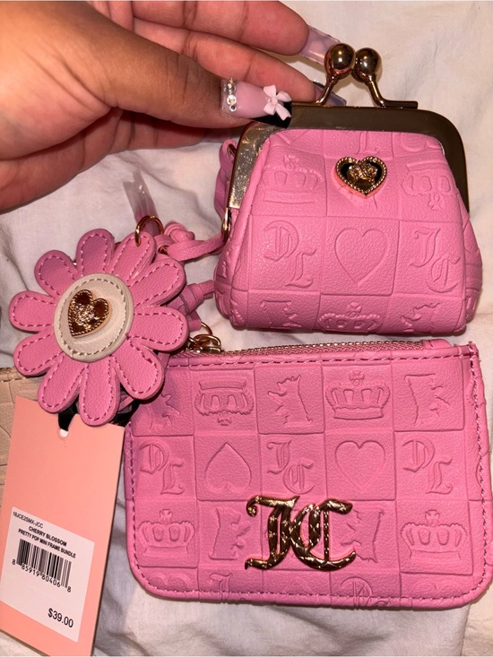 Juicy Couture Handbags - Juicy Couture Cherry Blossom “Pretty Pop Mini Frame” Bundle
